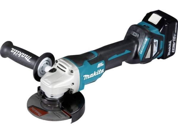 Makita DGA515RTJ - Vinkelslip - sladdlös - 125 mm - 2 batterier, laddare medföljer - 18 V