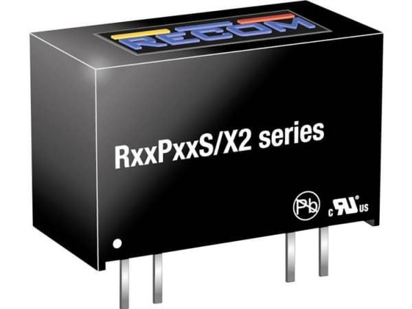 RECOM R05P05S/X2 DC/DC-muunnin, tulostus 200 mA 1 W Lähtöjen määrä: 1 x