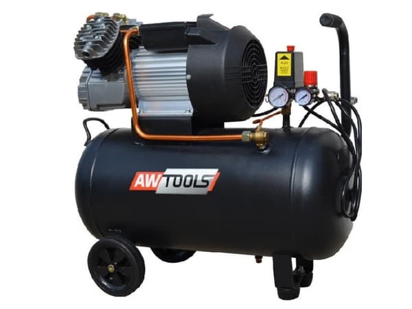 AWTOOLS OLJEKOMPRESSOR ZVA-50L V KAPASITET 370/min. TANK 50l