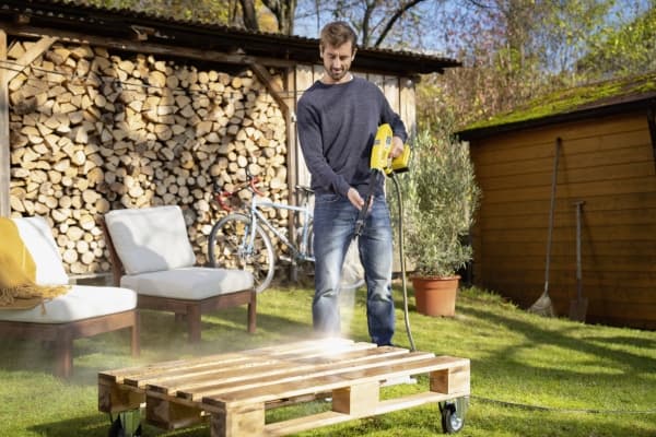 Kärcher KHB 18-44, Upprätt, Batteri, Svart, Gul, 170 l/h, 21 Bar, 40 ° C