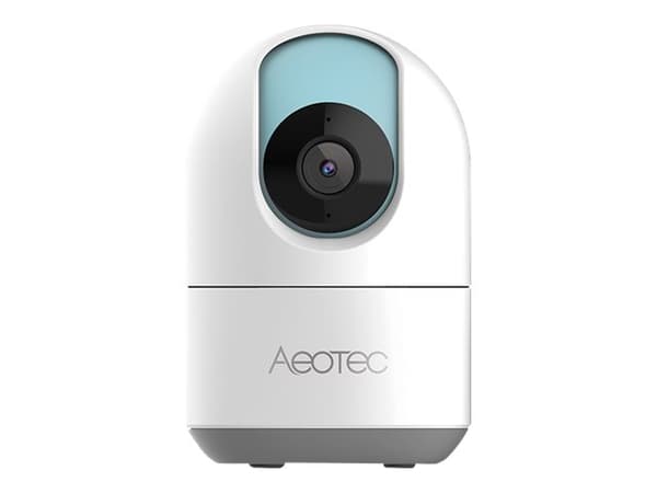 Aeotec Cam 360 - Nettverksovervåkingskamera - innendørs - farge - 1920 x 1080 - lyd - trådløs - Wi-Fi - H.264 - DC 5 V