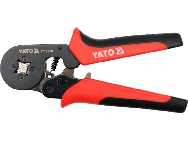Yato YT-2240, Presstång, Polypropylen (PP), Termoplastiskt gummi (TPR), Svart, Röd, 180 mm