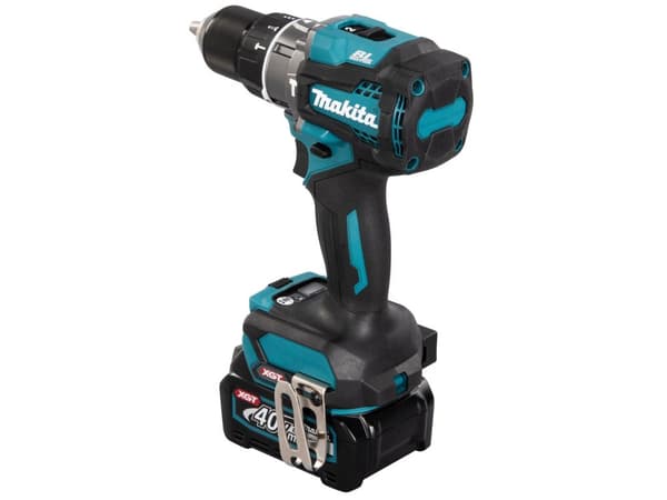 Makita HP001GD201 - Hammerbor/driver - trådløs - 2 hastigheter - nøkkelfri borhylse 13 mm - 140 N·m - 2 batterier, inkludert lader - 40 V