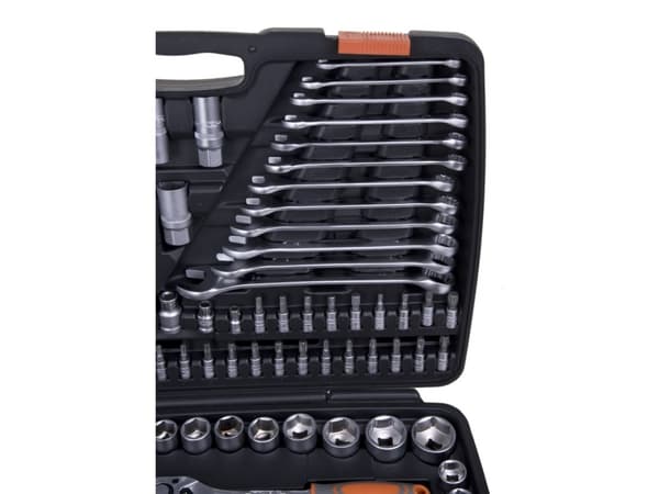 nyckelsats i 216 delar 1/2", 3/8", 1/4" T58691 STHOR
