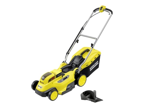 Kärcher LMO 18-36 Battery, Työnnettävä ruohonleikkuri, 36 cm, 3 cm, 7 cm, 45 L, Musta, Keltainen - SOLO