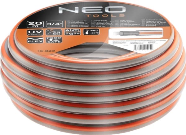 Neo Puutarhaletku 3/4" x 20 m, 4-kerroksinen OPTIMA (15-823)