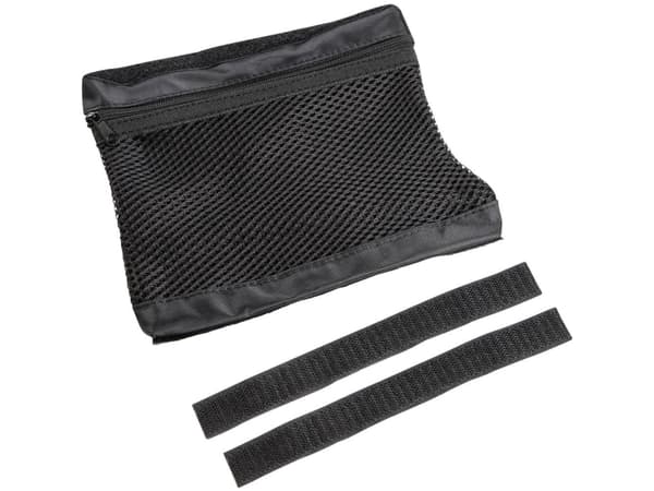 B&W mesh lokkpose for utendørs kofferter type 1000 / 2000 Nettingposen er en lokkpose laget av meshmateriale for å holde mindre gjenstander og tilbeh