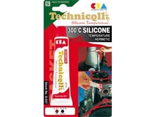 Technicqll Högtemperatur silikon 300C 20ml röd (3390#)