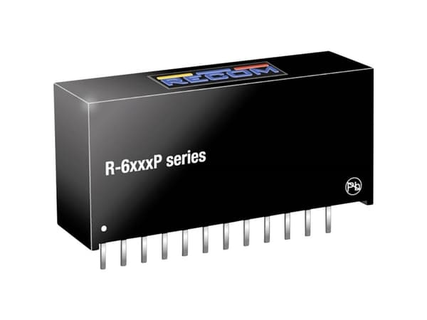 RECOM R-615.0P DC/DC-muunnin, tulostus 1000 mA Lähtöjen määrä: 1 x