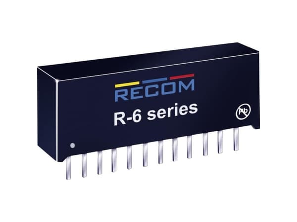 RECOM R-615.0P DC/DC-muunnin, tulostus 1000 mA Lähtöjen määrä: 1 x