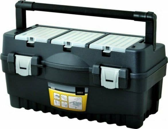 Modeco Tool box with organizer and steel handle 547x271x278mm - MN-03-136