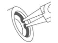 Miniatyrbilde 2 av 3: Modeco Bent tang for innvendige Seeger ringer 150mm - MN-20-736