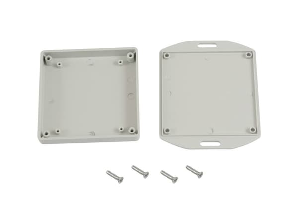 Hammond Electronics 1551XXFLGY Universalkabinet 80 x 80 x 15 ABS Grå 1 stk 1 stk