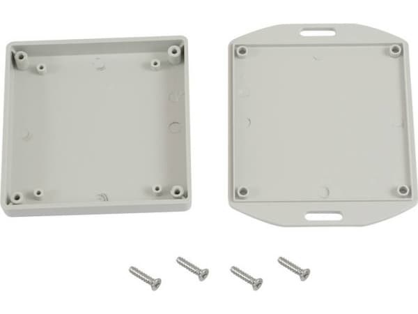 Hammond Electronics 1551XXFLGY Universalkabinet 80 x 80 x 15 ABS Grå 1 stk 1 stk