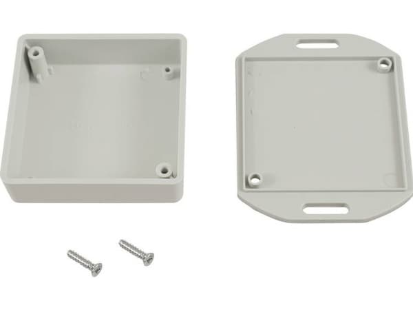 Hammond Electronics 1551TFLGY Universalkabinet 60 x 60 x 20 ABS Grå 1 stk 1 stk