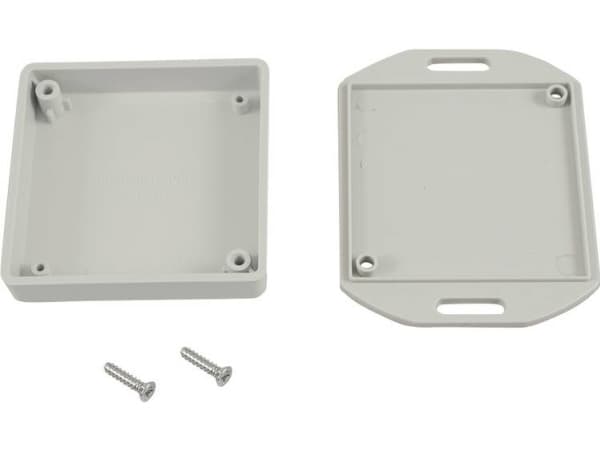 Hammond Electronics 1551TTFLGY Universalkabinet 60 x 60 x 15 ABS Grå 1 stk