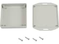 Miniatyrbild 1 av 2: Hammond Electronics 1551XFLGY Universalkabinet 80 x 80 x 20 ABS Grå 1 stk