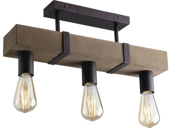 ECO-Light I-TEXAS-PL3 I-TEXAS-PL3 Loftsbelysning E27 Brun