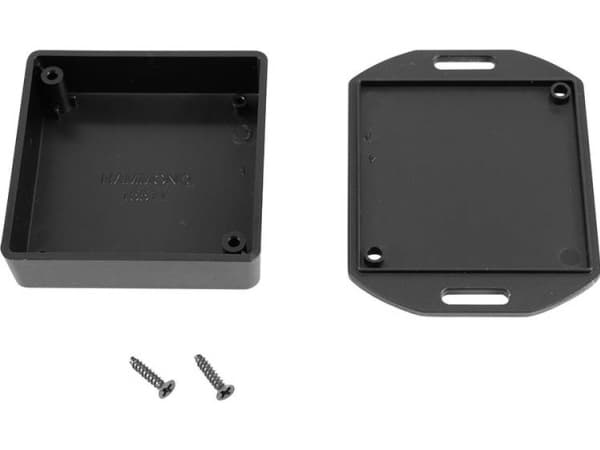 Hammond Electronics 1551TFLBK Universalkabinet 60 x 60 x 20 ABS Sort 1 stk