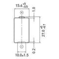 Miniatyrbild 2 av 2: Panasonic CR-2 CR 2 Fotobatteri Litium 850 mAh 3 V 1 st