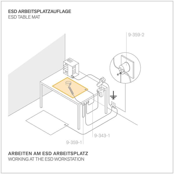 Bernstein Tools for Electronics ESD-golvmatta