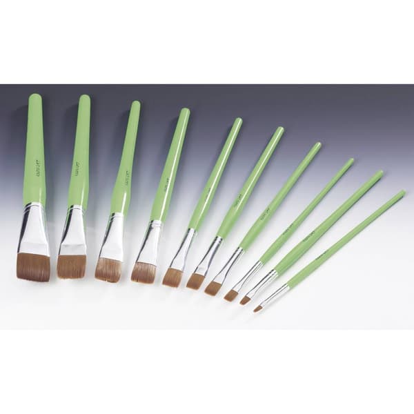 ZAHN Pinsel E10710-05 Platt pensel Ponex 6 delar