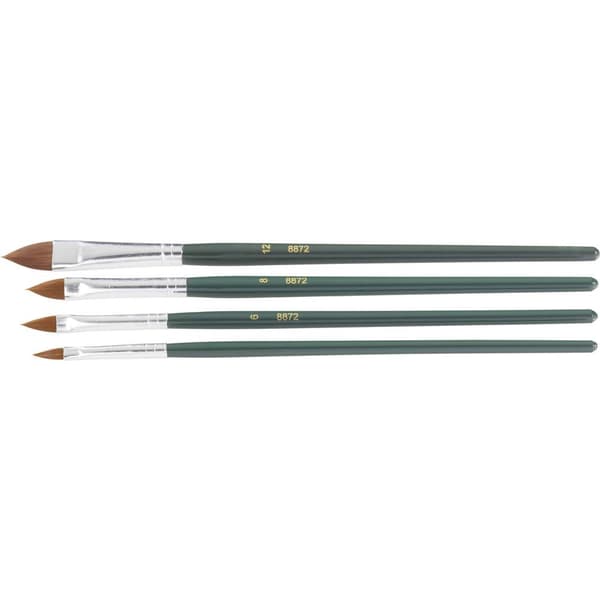 ZAHN Pinsel E10710-09 Bättringspensel Syntetisk 4 delar