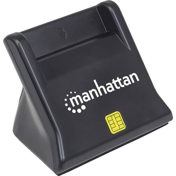 Manhattan 102025 USB-Smartcard/SIM Chipkortläsare Svart