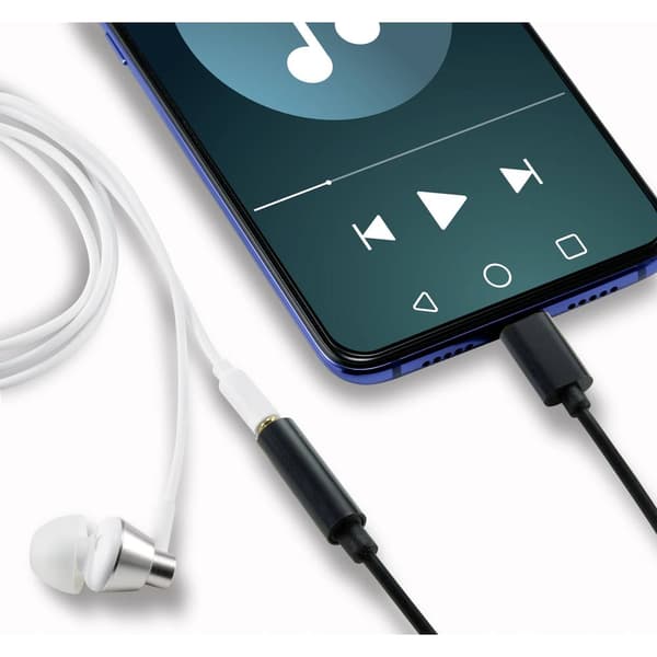 Renkforce Audio Adapterkabel [1x USB 3.2 Gen 1 kontakt C (USB 3.0) - 1x Telejack 3.5 mm] 15.00 cm