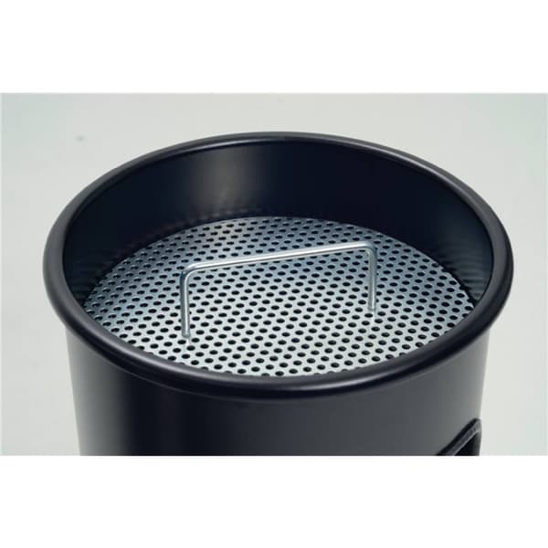 Durable 333058 Papperskorg 17 l Metall (Ø x H) 260 mm x 620 mm Antracit Inkl. askkopp 1 st
