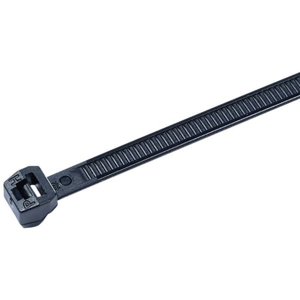 HellermannTyton 118-00128 T50MOS-PA66W-BK Buntband 245 mm 4.60 mm Svart UV-stabiliserad 100 st