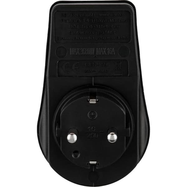 REV 0020190502 Mellankontakt med switch på enhet 1-polig Svart, Grön