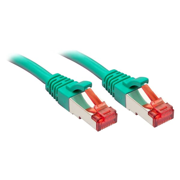 LINDY 47751 RJ45 Nätverkkabel, Patchkabel CAT 6 S/FTP 5.00 m Grön 1 st