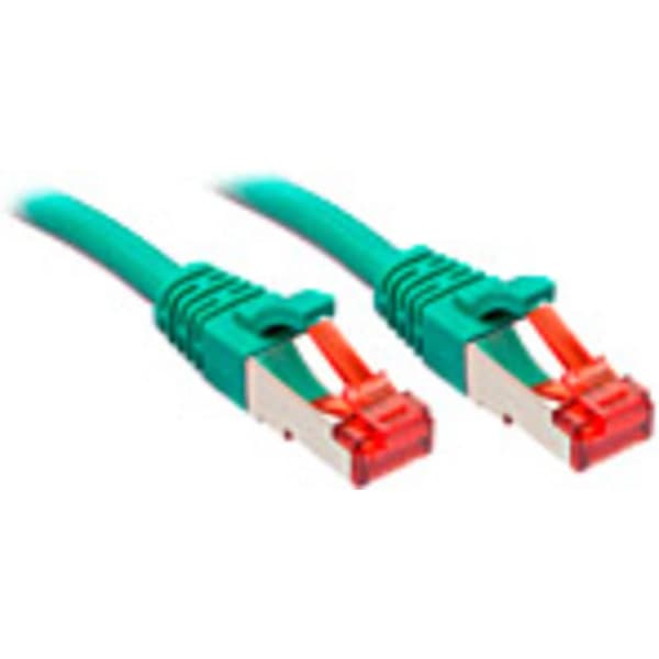 LINDY 47751 RJ45 Nätverkkabel, Patchkabel CAT 6 S/FTP 5.00 m Grön 1 st