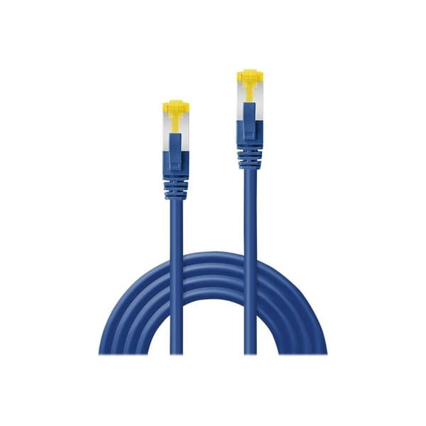 LINDY 47276 RJ45 Nätverkkabel, Patchkabel CAT 6 S/FTP 0.50 m Blå 1 st