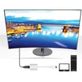 Miniatyrbild 3 av 4: club3D CAC-2003 DisplayPort Adapter [1x DisplayPort hane - 1x VGA hona] Vit