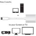 Miniatyrbild 2 av 4: club3D CAC-2003 DisplayPort Adapter [1x DisplayPort hane - 1x VGA hona] Vit