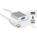 Miniatyrbild 1 av 4: club3D CAC-2003 DisplayPort Adapter [1x DisplayPort hane - 1x VGA hona] Vit