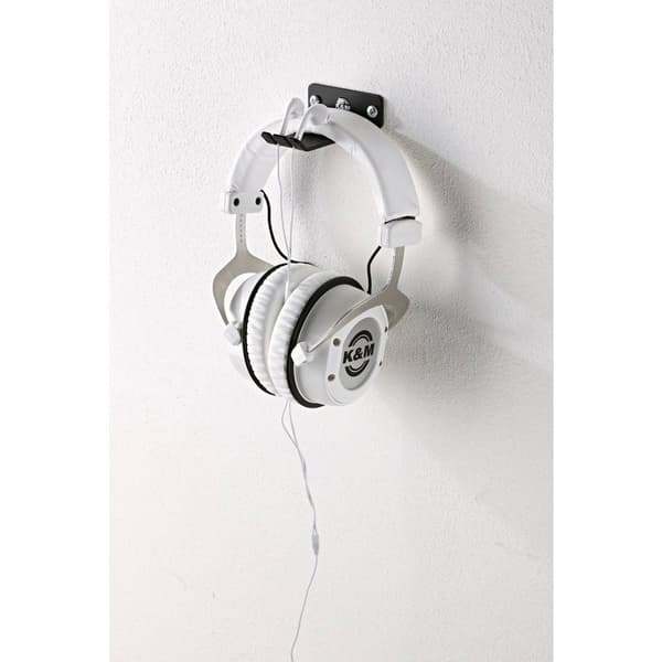 König & Meyer KM-16311 Hörlurshållare Passar till:In-Ear-hörlurar, On-Ear-hörlurar, Over-Ear-hörlurar Svart