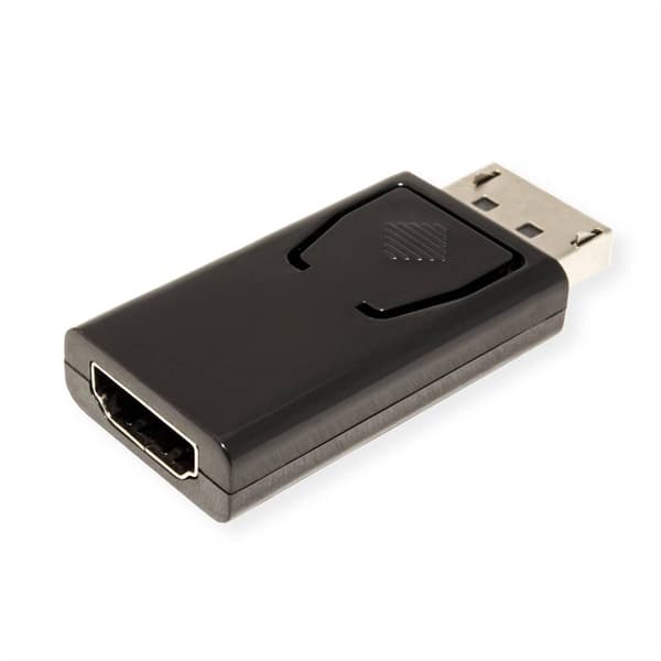 Value 12.99.3158 DisplayPort / HDMI Adapter [1x DisplayPort hane - 1x HDMI hona] Svart