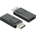 Miniatyrbild 1 av 4: Value 12.99.3158 DisplayPort / HDMI Adapter [1x DisplayPort hane - 1x HDMI hona] Svart