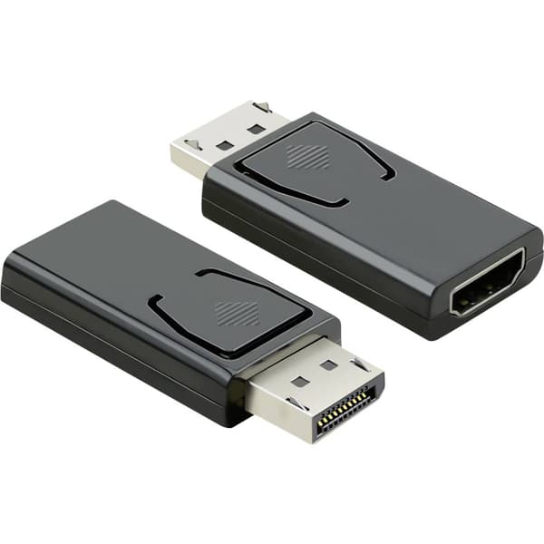 Value 12.99.3158 DisplayPort / HDMI Adapter [1x DisplayPort hane - 1x HDMI hona] Svart