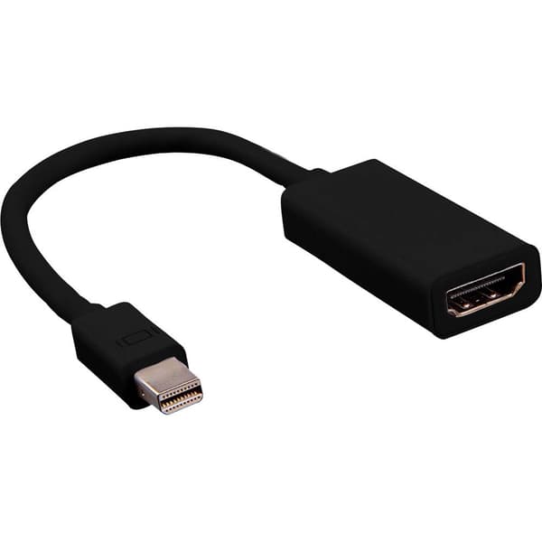Value Mini-DisplayPort / HDMI Adapterkabel Mini DisplayPort-kontakt, HDMI-A uttag 0.15 m Svart 12.99.3130 DisplayPort-k