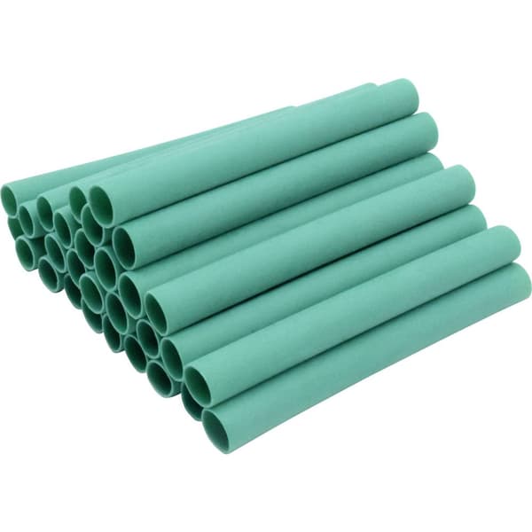 TRU COMPONENTS T1807CA007D Krympslang med lim Grön 4.80 mm 1.60 mm Krympförhållande:2:1 30 st