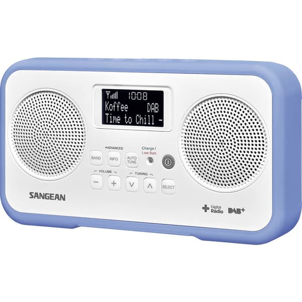 Bordsradio Sangean DPR-77 DAB+, DAB, FM Knapplås Blå