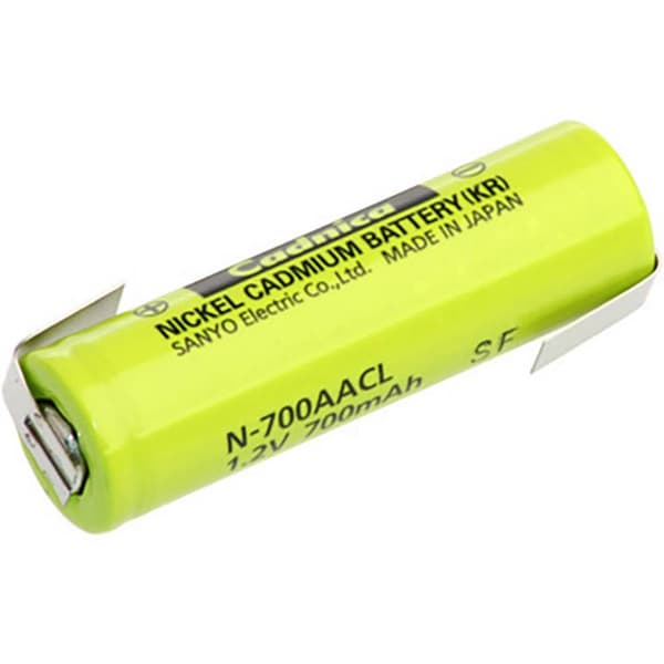 Panasonic AA ZLF Specialbatteri laddbart AA (R6) Z-lödfana NiCd 1.2 V 700 mAh