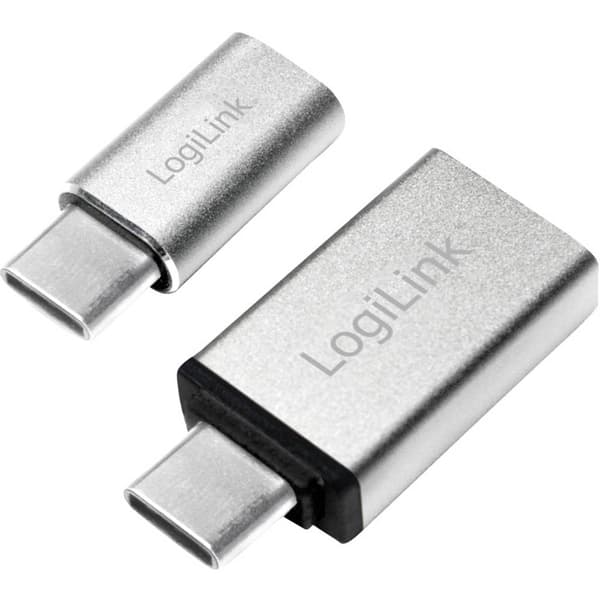LogiLink USB 3.0 Adapter [1x USB-C® hane - 1x USB 2.0 Micro-B hona, USB 3.2 Gen 1 A hona (USB 3.0)] AU0040