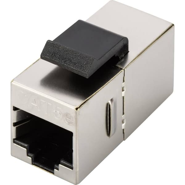 Digitus RJ45 / RJ45-kopplare Nätverk Adapter CAT 5e [1x RJ45 hona, RJ45 hona 8p8c - 1x RJ45 hona, RJ45 hona 8p8c] Nicke