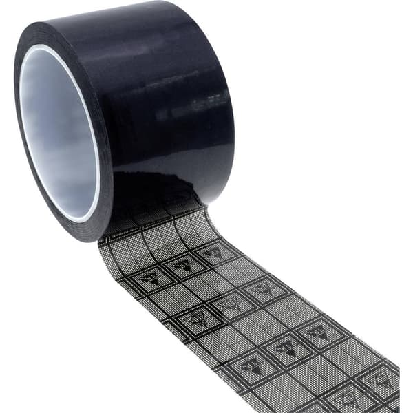 Quadrios ESD-tejp 1 st Svart, Transparent (L x B) 33 m x 19 mm