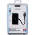 Miniatyrbild 4 av 4: Vivanco USB 3.0 Adapter [4x RJ45 hona, USB 3.2 Gen 1 A hona (USB 3.0) - 1x USB 3.2 Gen 1 A​ hane (USB 3.1) ] 39638 10.0